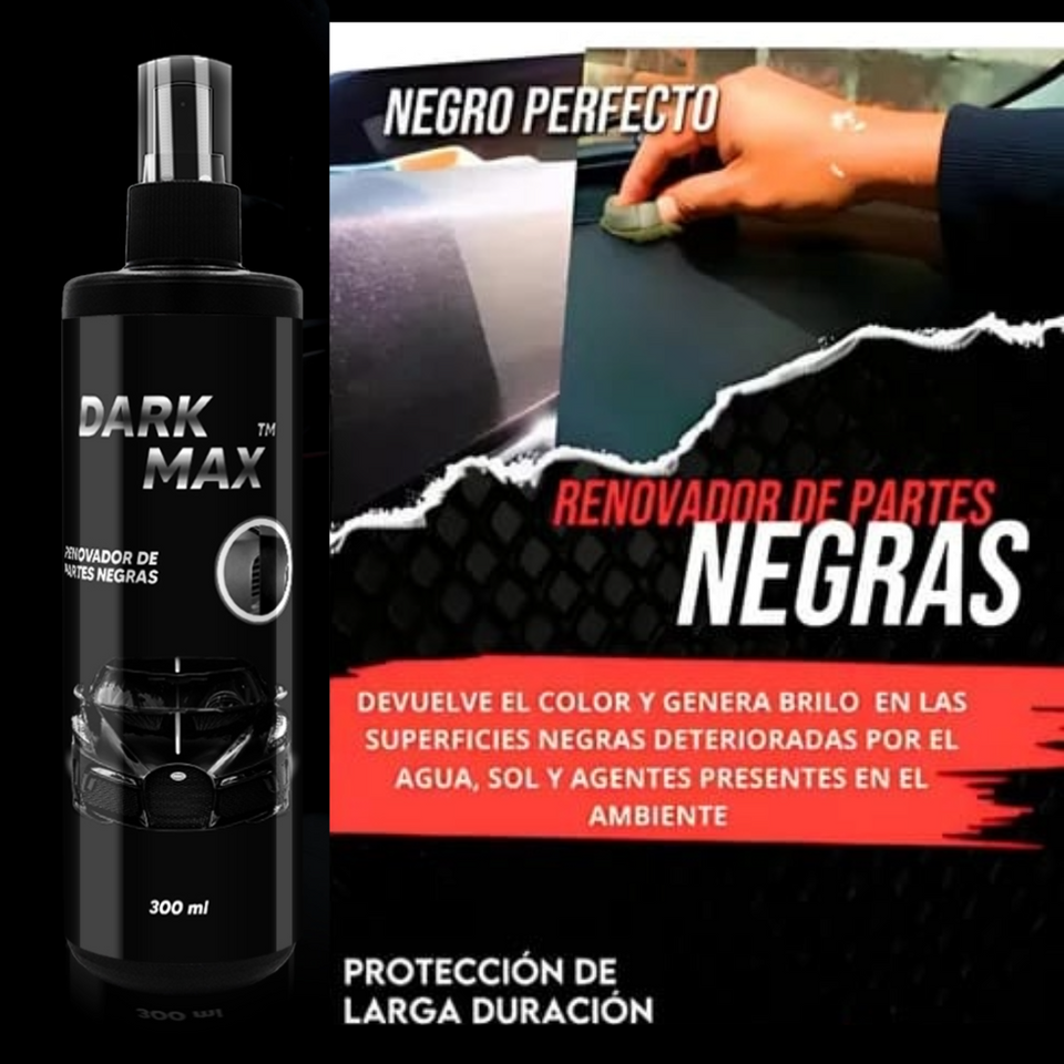 DARKMAX – Renovador de Partes Negras para Auto